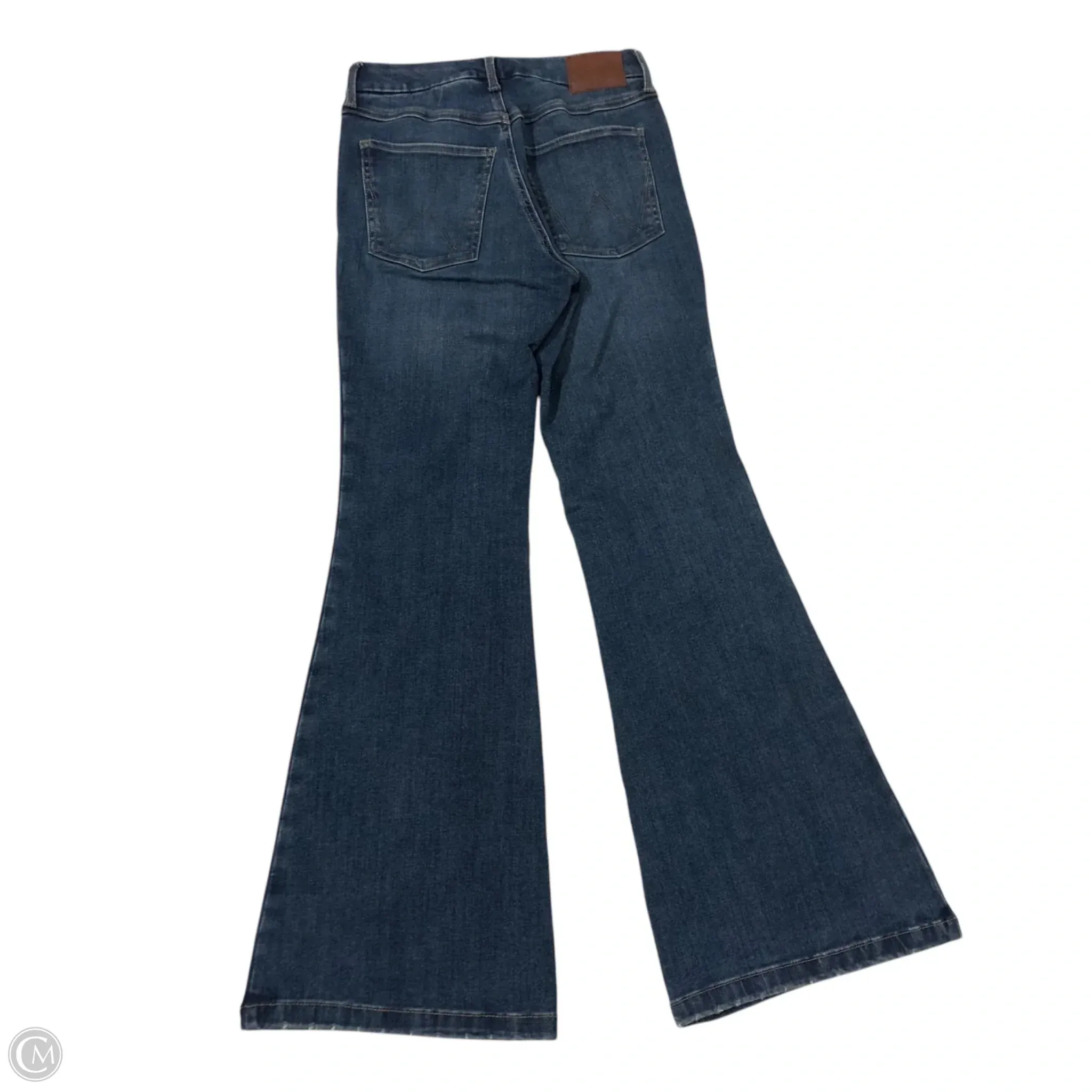 Jeans Flared By Wrangler In Blue Denim, Size: 2