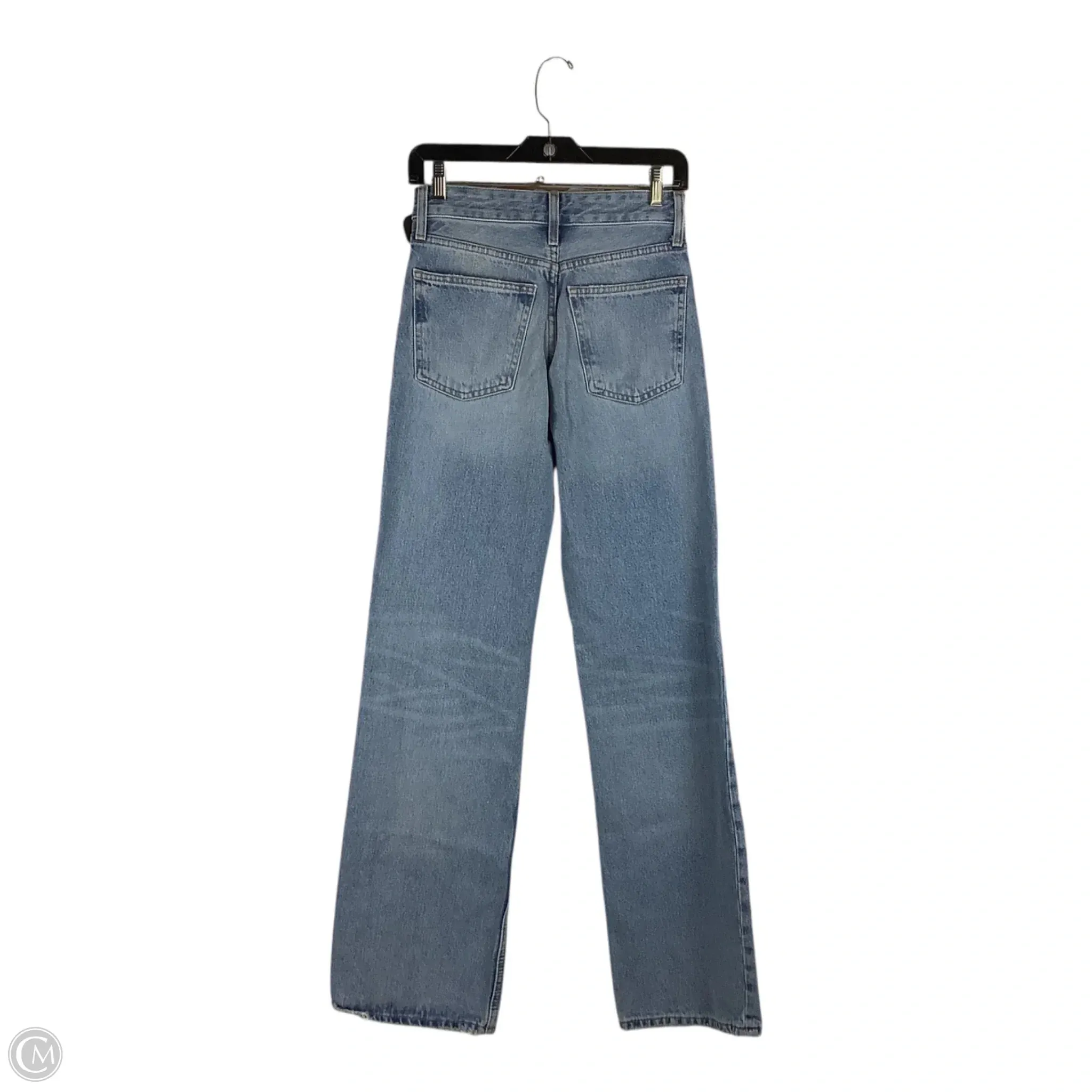 Jeans Flared By Zara In Blue Denim, Size: 0