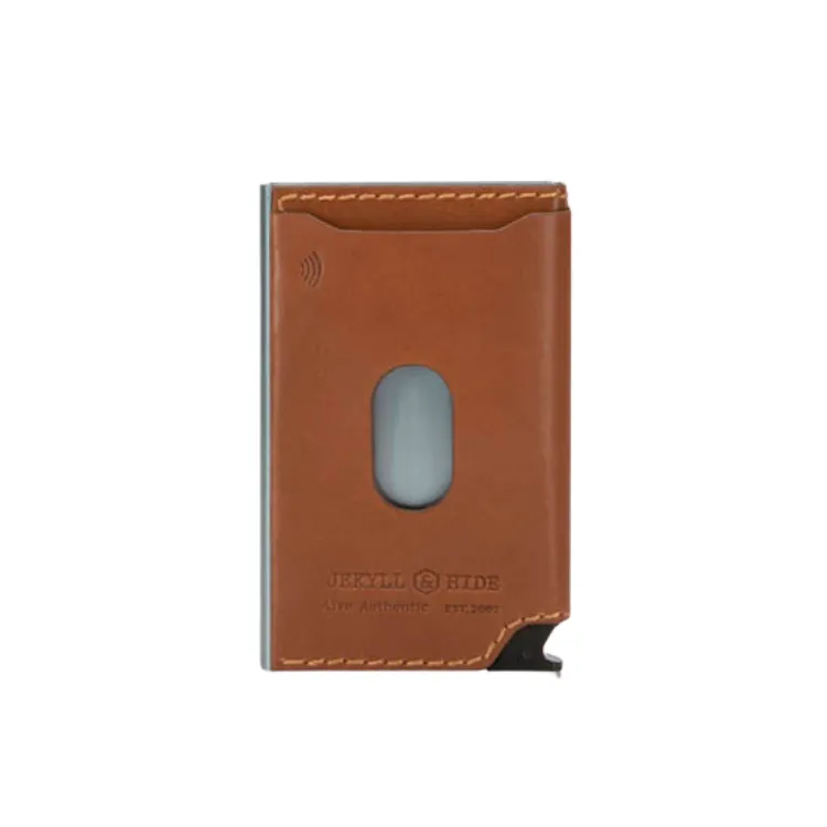Jekyll & Hide Slim Card Slide Wallet - Tan