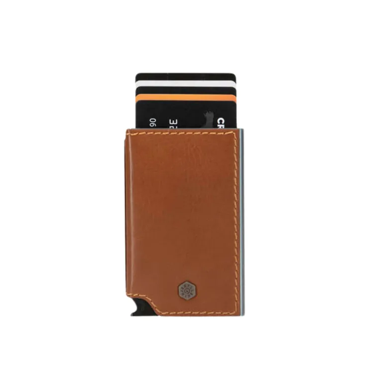 Jekyll & Hide Slim Card Slide Wallet - Tan