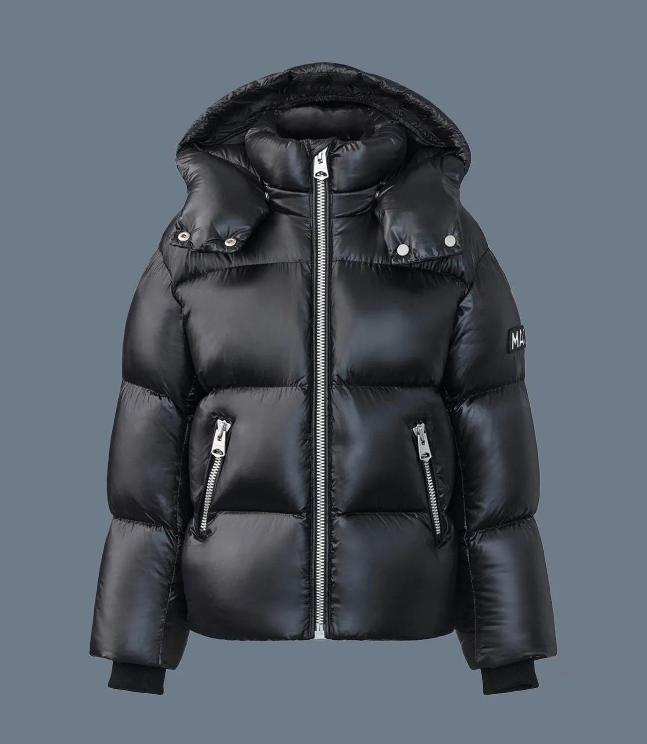 JESSE Lustrous light down jacket for kids (8-14 years) Black
