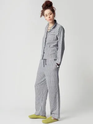 Jim Jam Women's Organic Cotton Pyjama Set | White