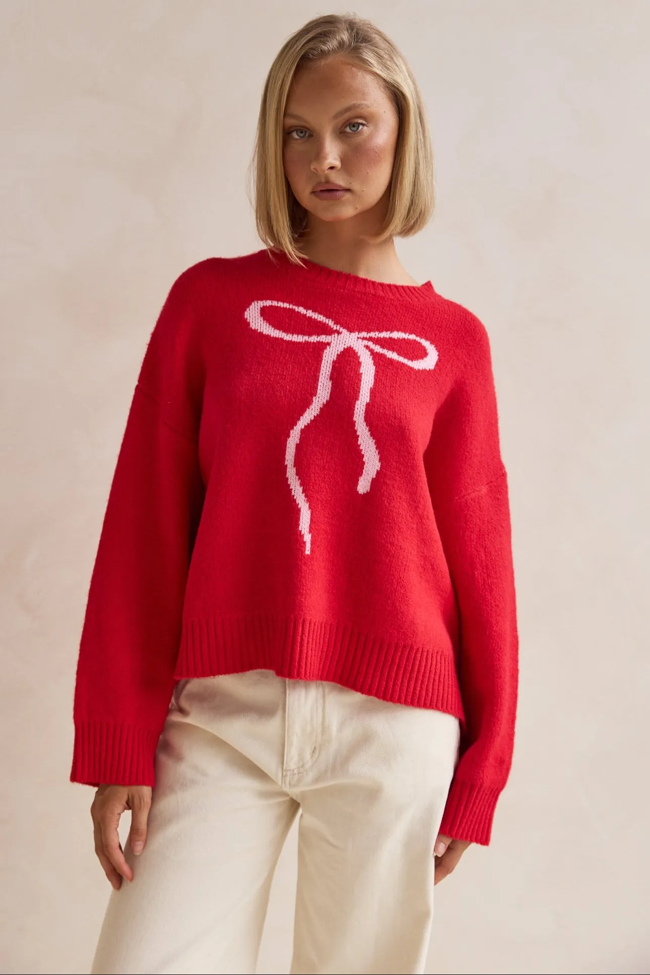 Juliette Knit Jumper (Red)