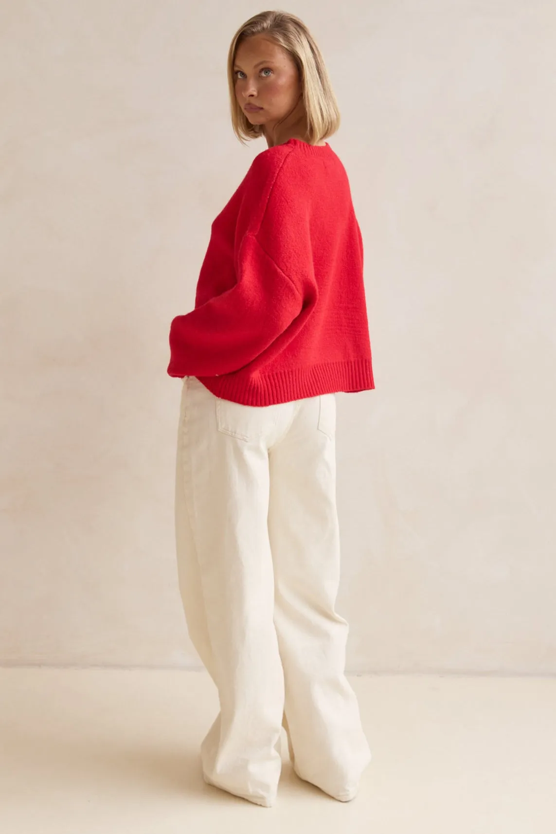 Juliette Knit Jumper (Red)