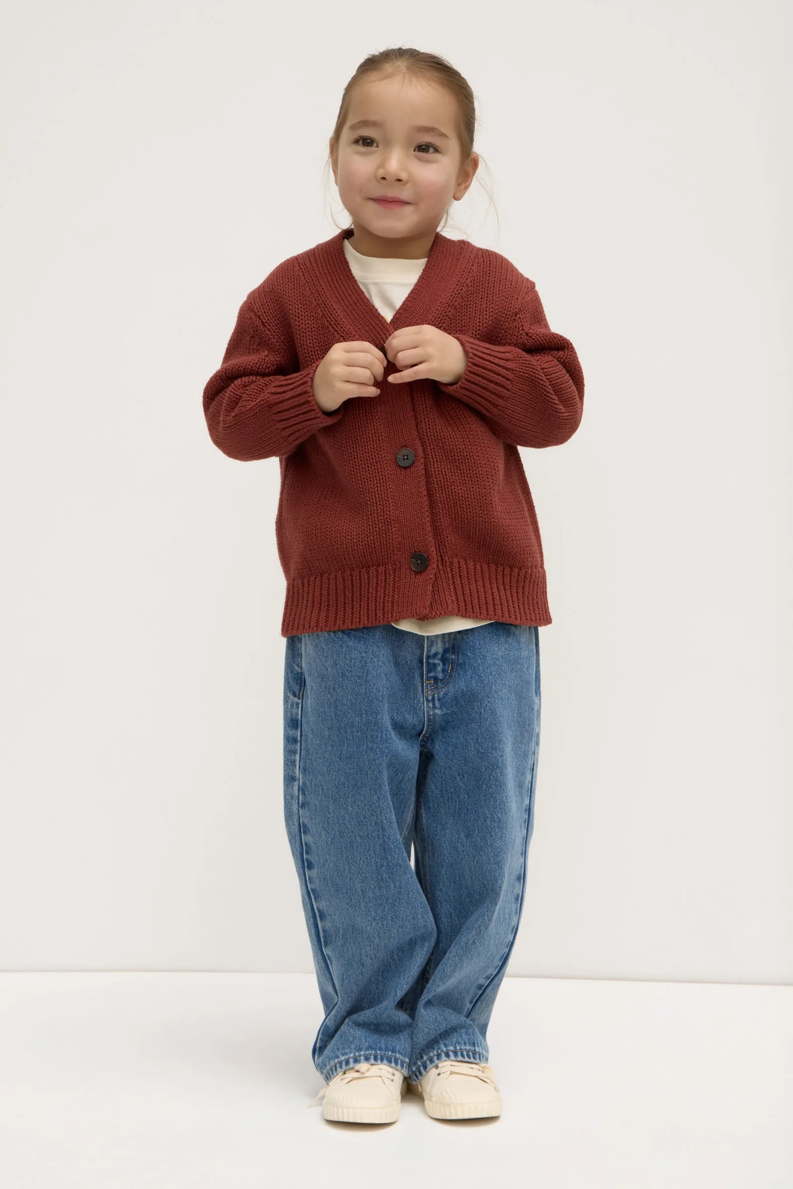 Kids Cotton Knit Cardigan