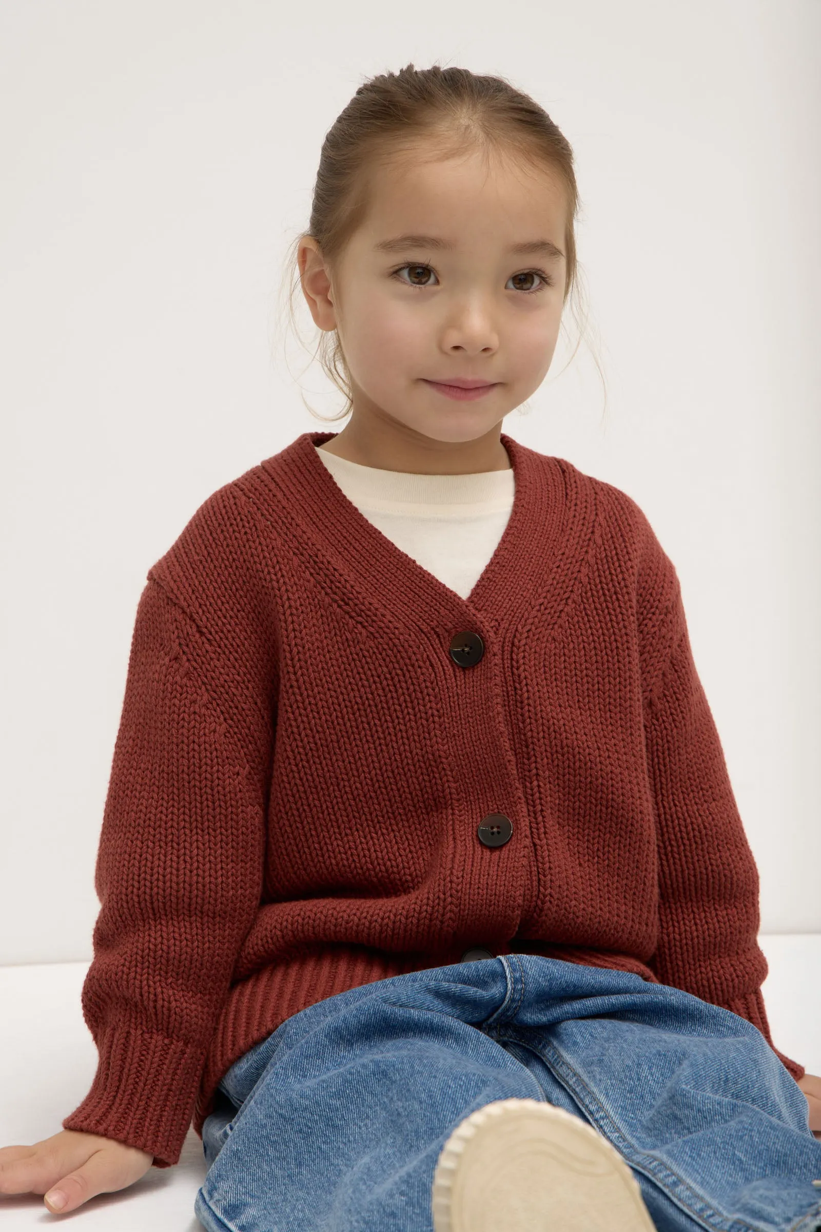 Kids Cotton Knit Cardigan