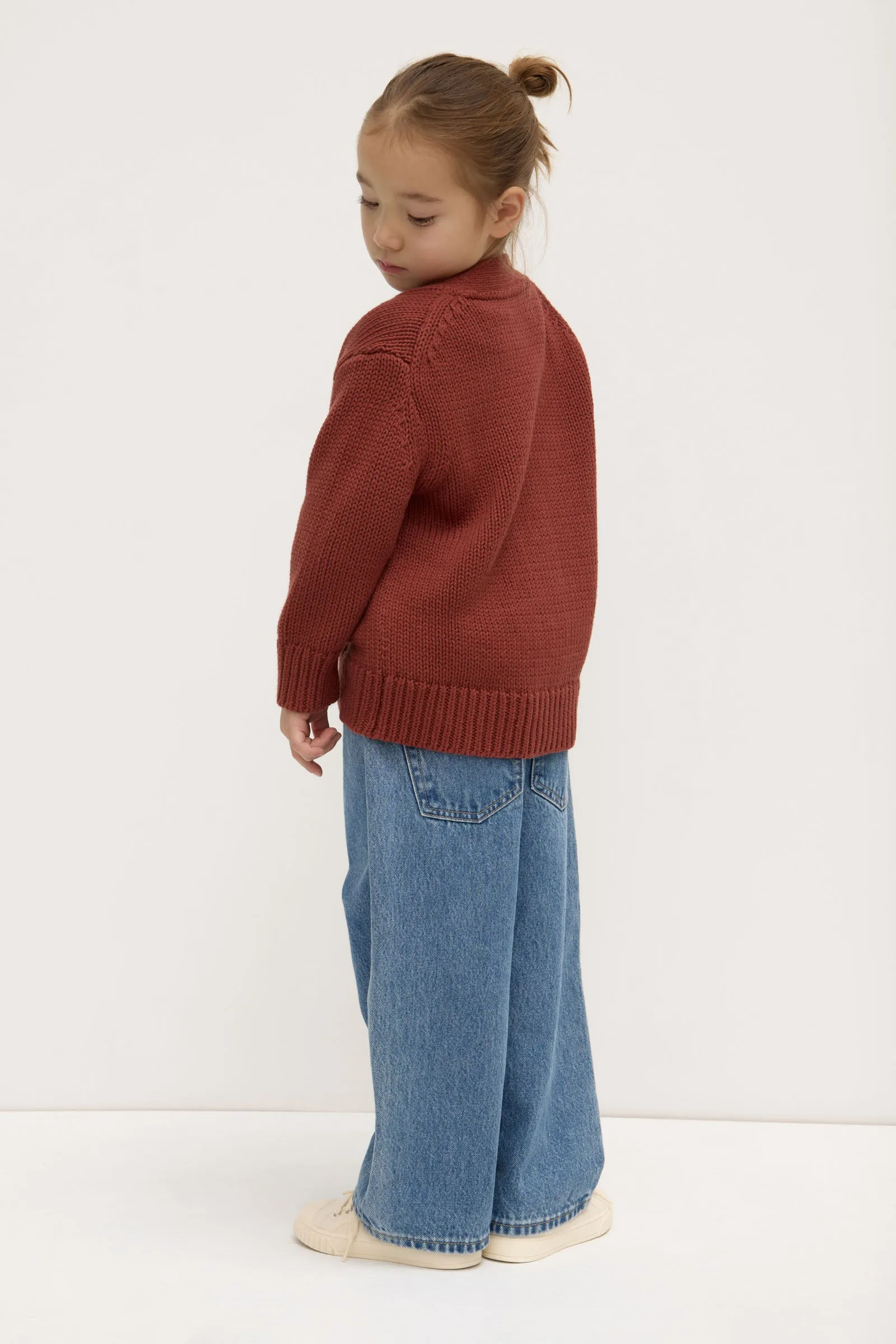 Kids Cotton Knit Cardigan