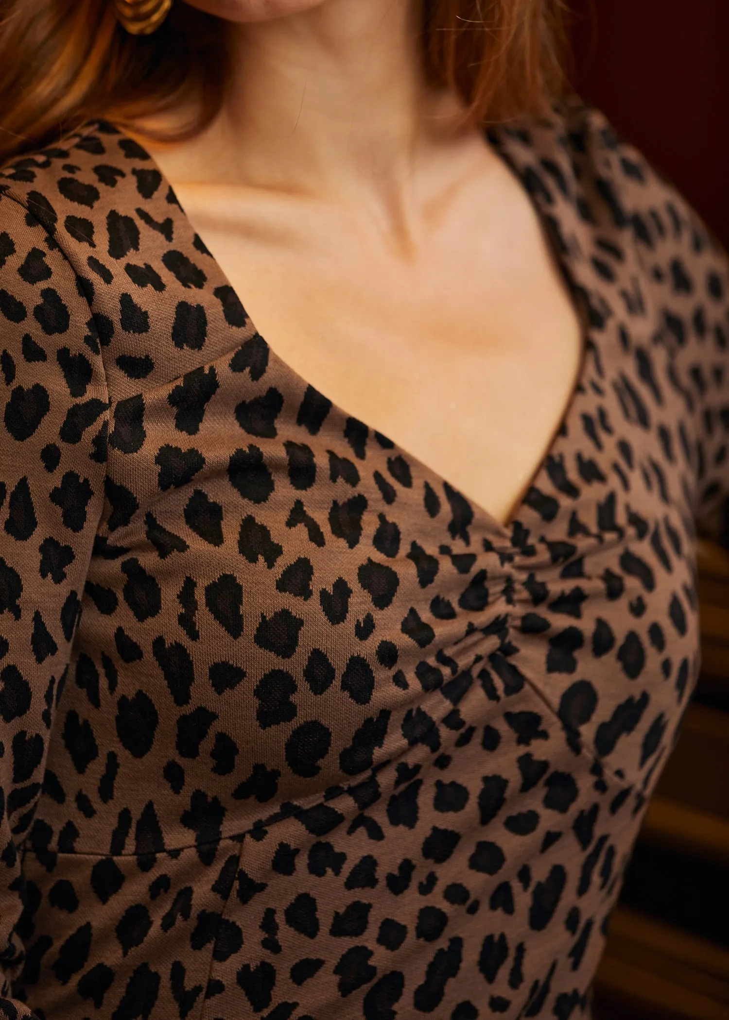 Leopard Hi-Low Empress Dress