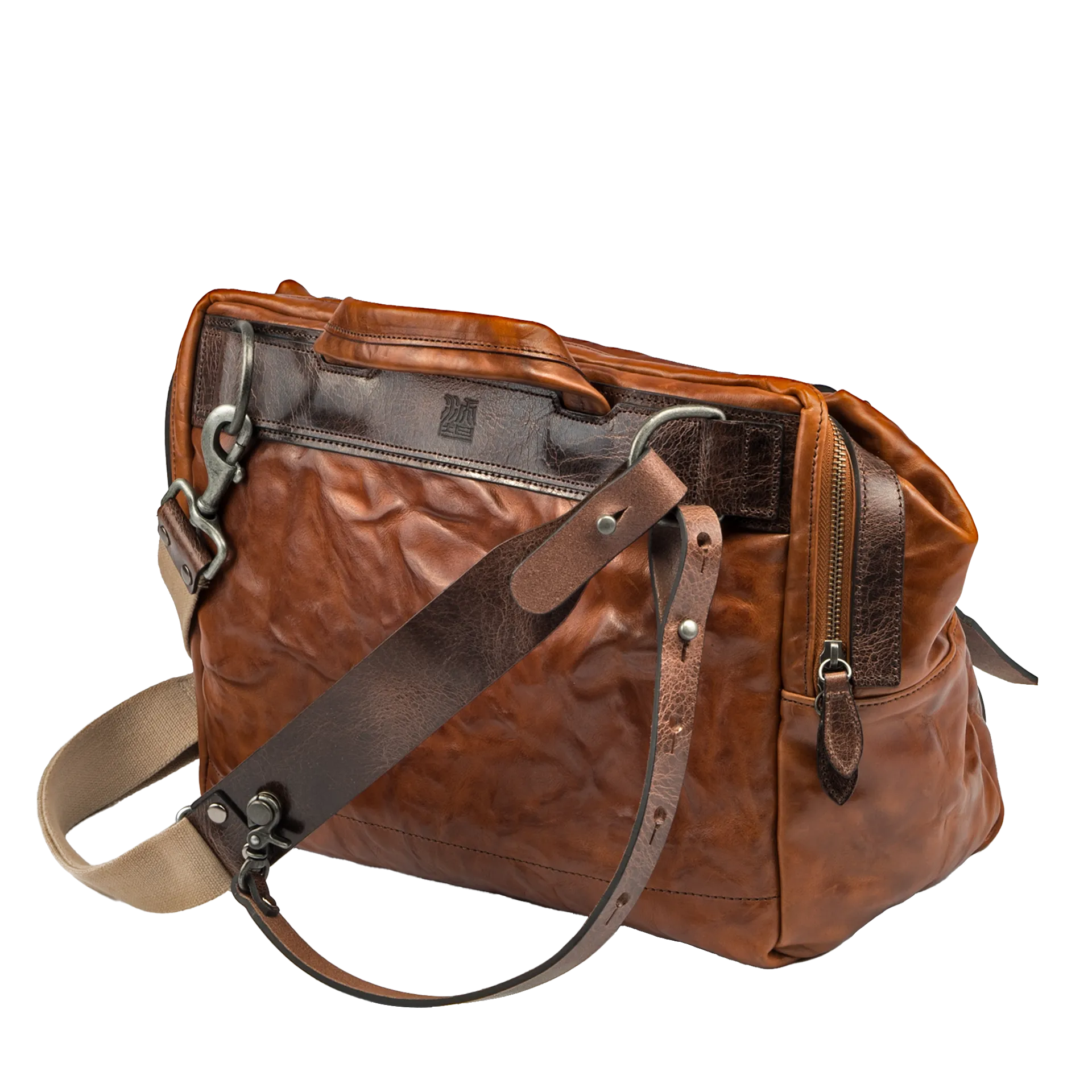 Lightning Rider Leather Sling Bag | 12L