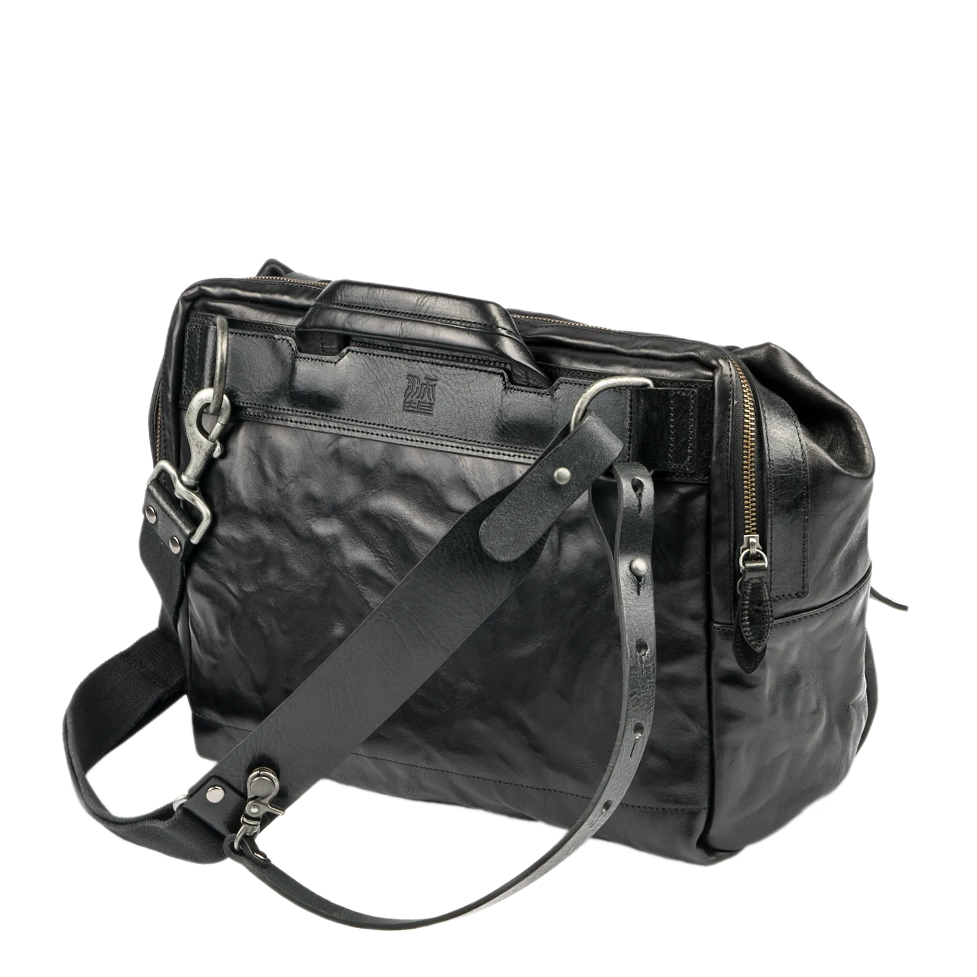 Lightning Rider Leather Sling Bag | 12L