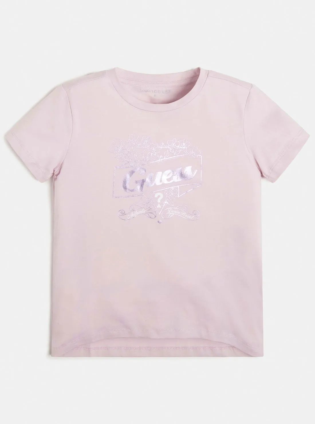 Lilac Metallic Logo T-Shirt (7-16)