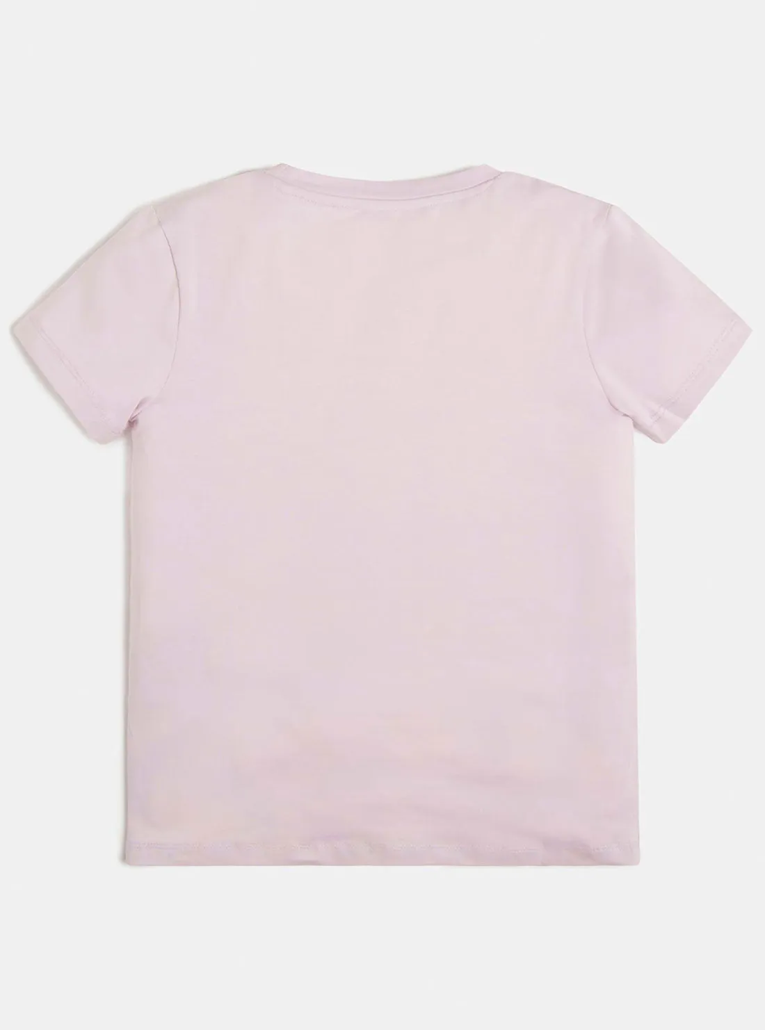 Lilac Metallic Logo T-Shirt (7-16)