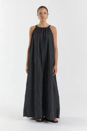 MARCEL BLACK HIGH NECK MAXI DRESS