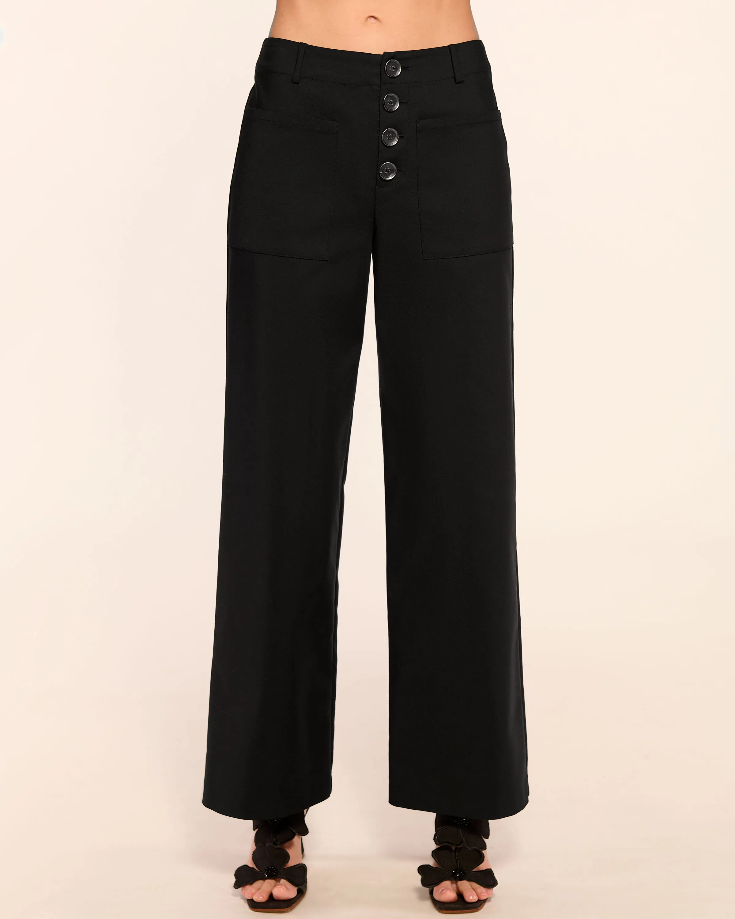 Marjory Ankle Length Stretch Cotton Pant