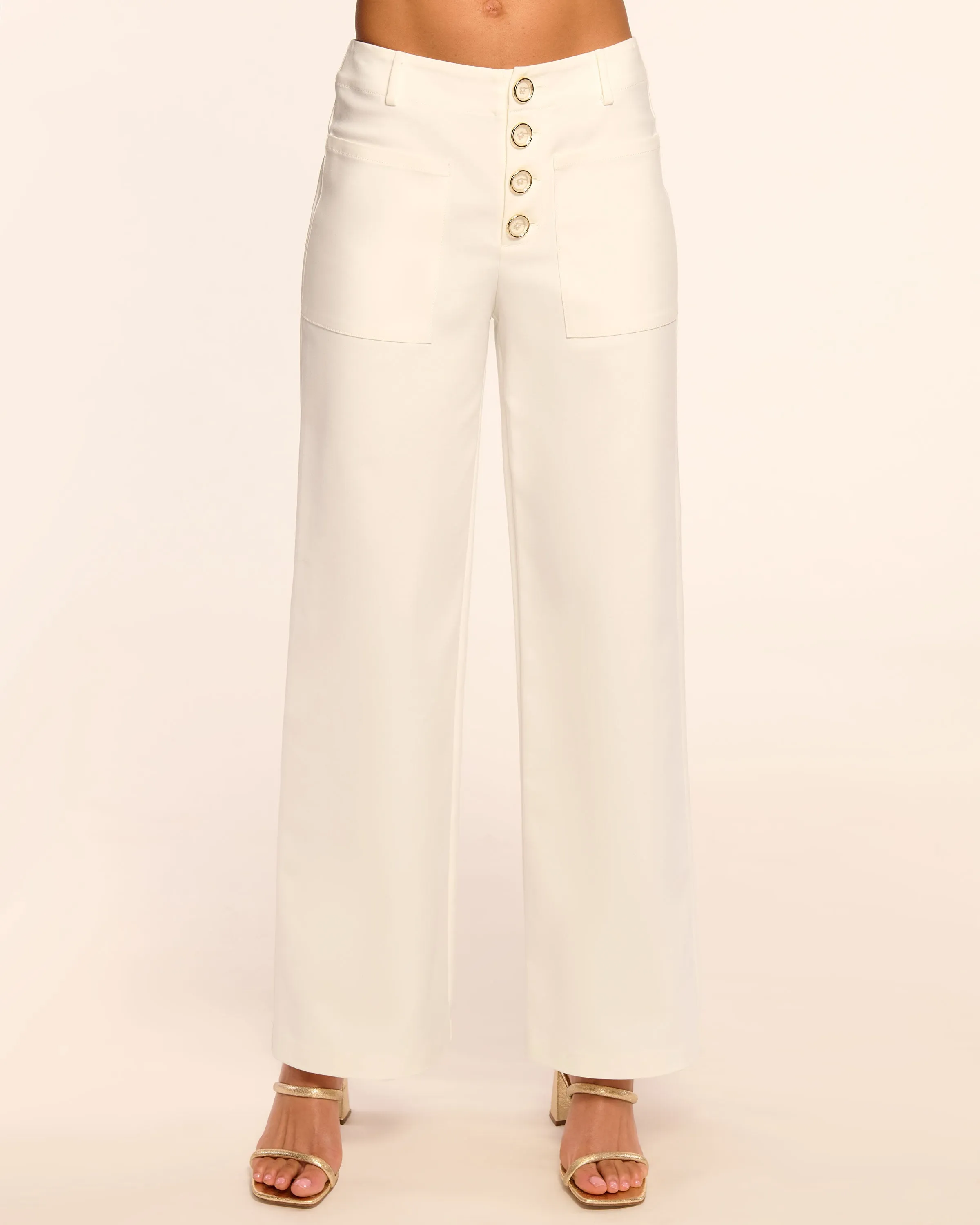 Marjory Ankle Length Stretch Cotton Pant