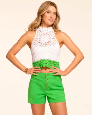 Marjory Stretch Cotton Mini Short