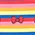ModCloth x Hello Kitty Red Bows and Rainbows Fit and Flare Dress