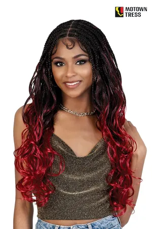 MOTOWN HD HAND BRAIDED WIG - WLB.FRENCH 28"
