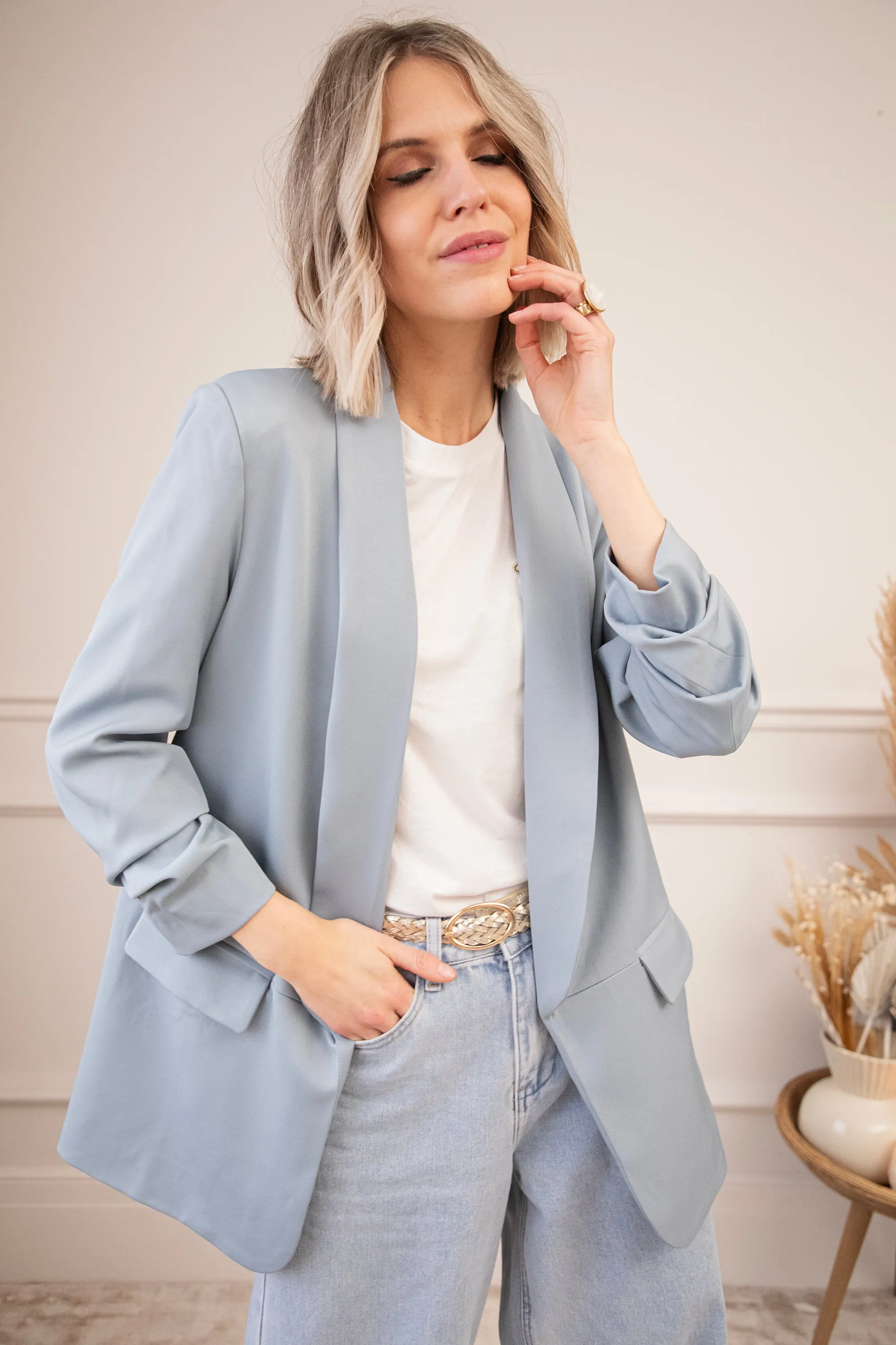 My Number One Powder Blue - Blazer