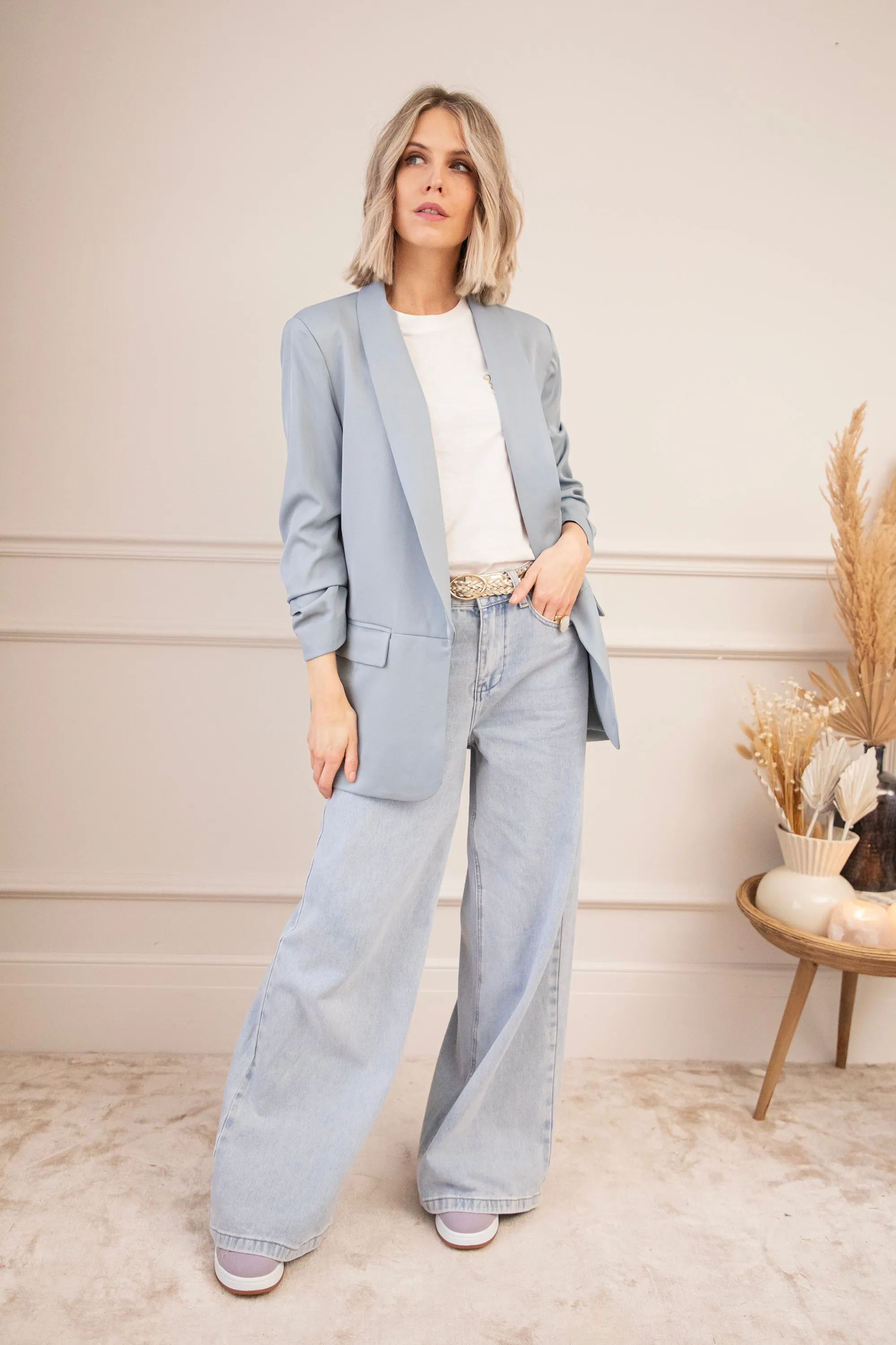 My Number One Powder Blue - Blazer