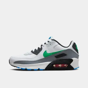 Nike Air Max 90 Leather GS White / Stadium Green - Pure Platinum