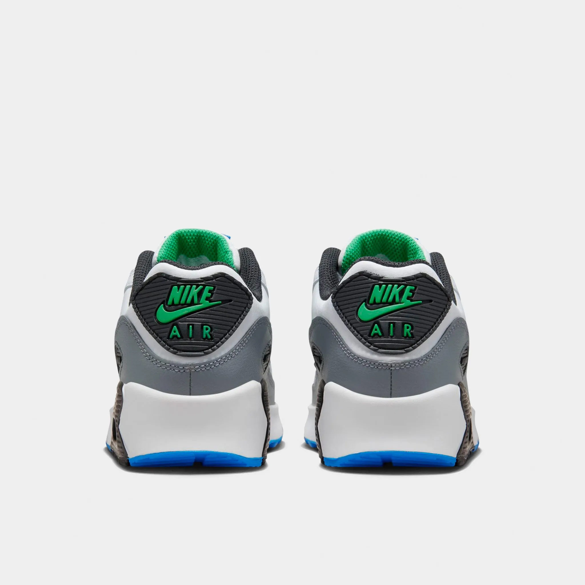 Nike Air Max 90 Leather GS White / Stadium Green - Pure Platinum