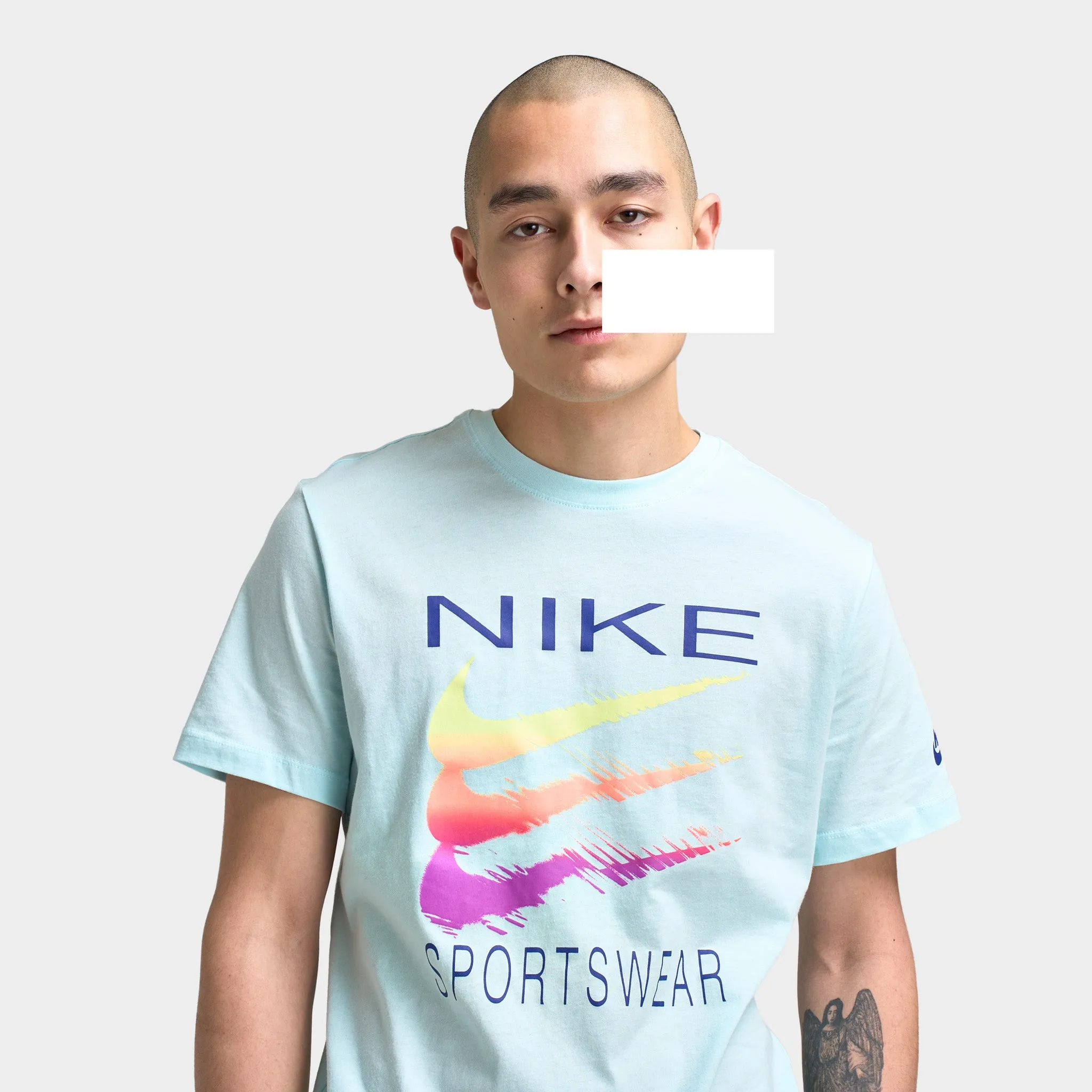 Nike Sportswear Swoosh T-Shirt / Glacier Blue
