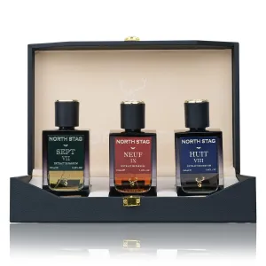North Stag Collection by Paris Corner 3x 100ml EDP 3 Piece Gift Set