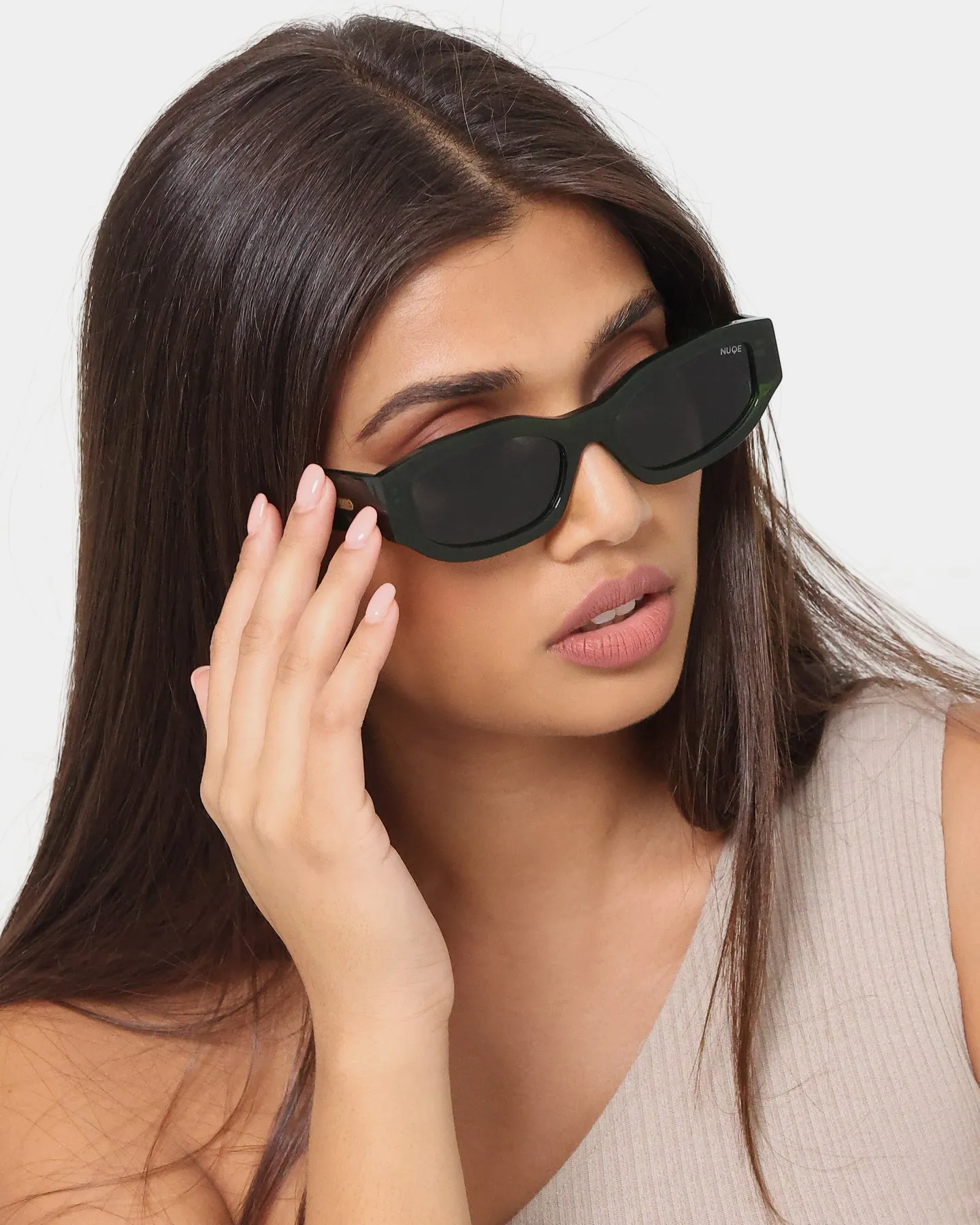 NUQE Road Runner Sunglasses Green/Green