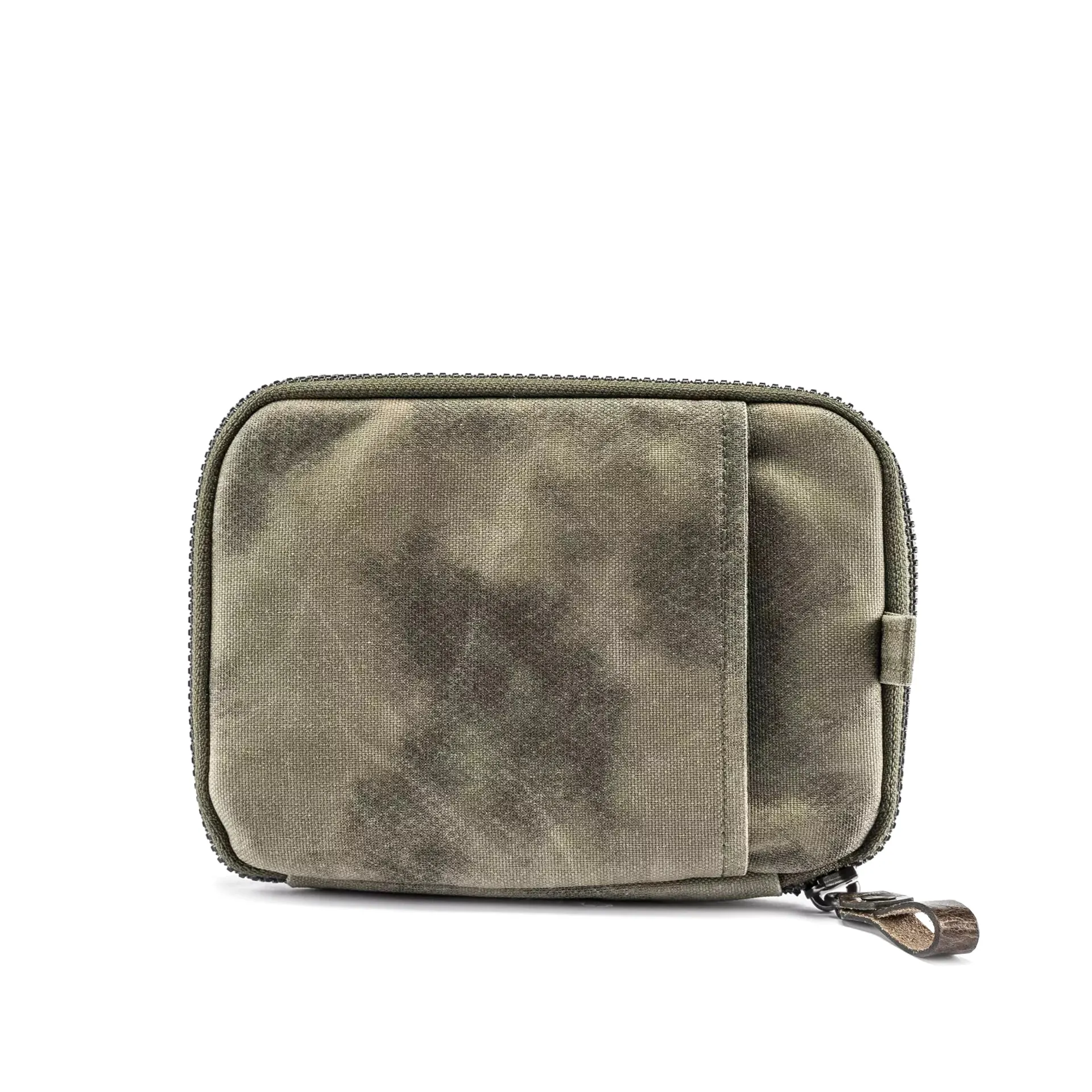 Nylon   Leather Passport Pouch / Travel Folio