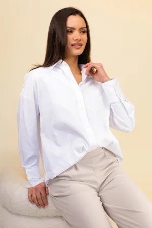 Oregon Bright White Oversized Shirt