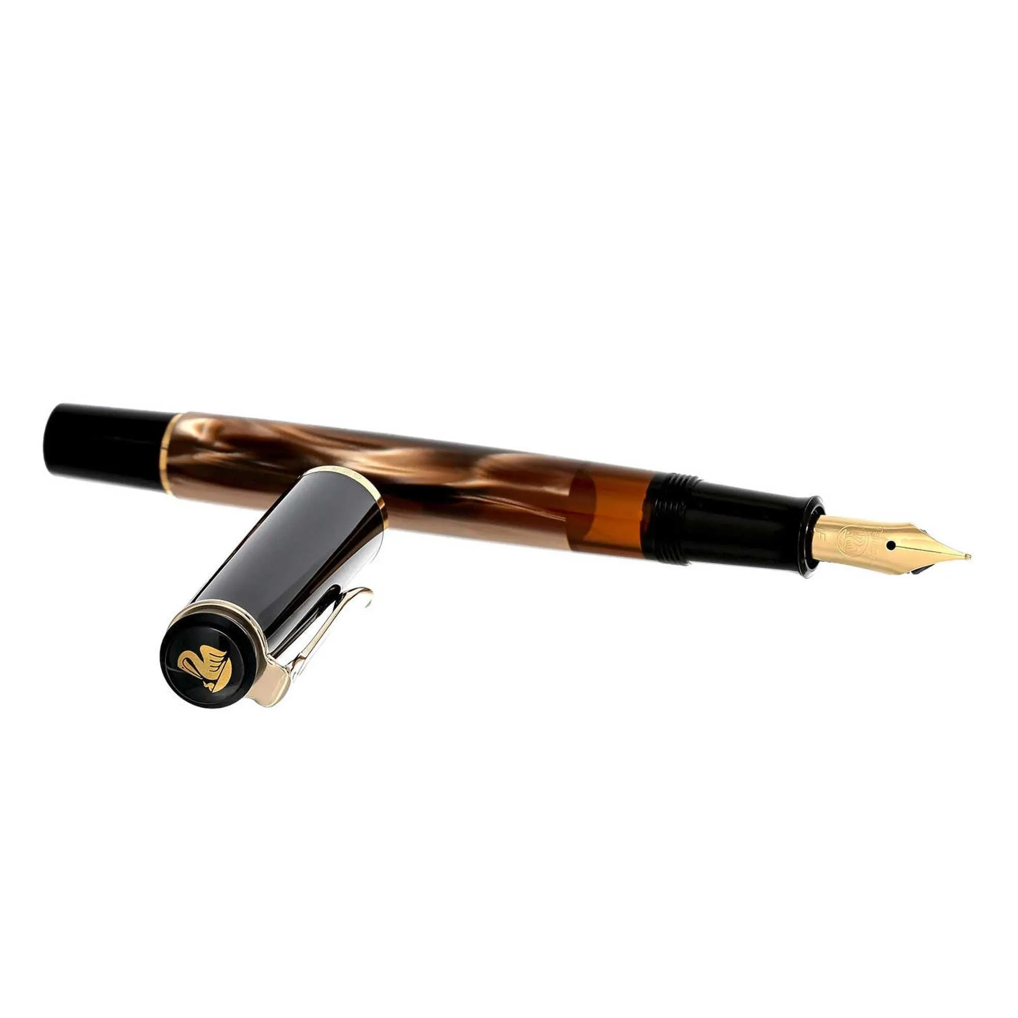 Pelikan Fountain Pen - Classic M200 Resin Brown Marbled