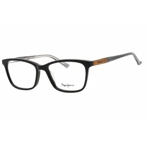 Pepe Jeans Men's Eyeglasses - Full Rim Black Plastic Rectangular | PJ3236 GIANNA C1