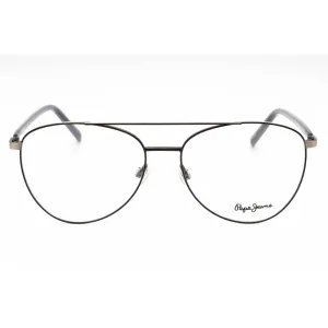 Pepe Jeans Women's Eyeglasses - Black Metal Aviator Full Rim Frame | PJ1293 C1