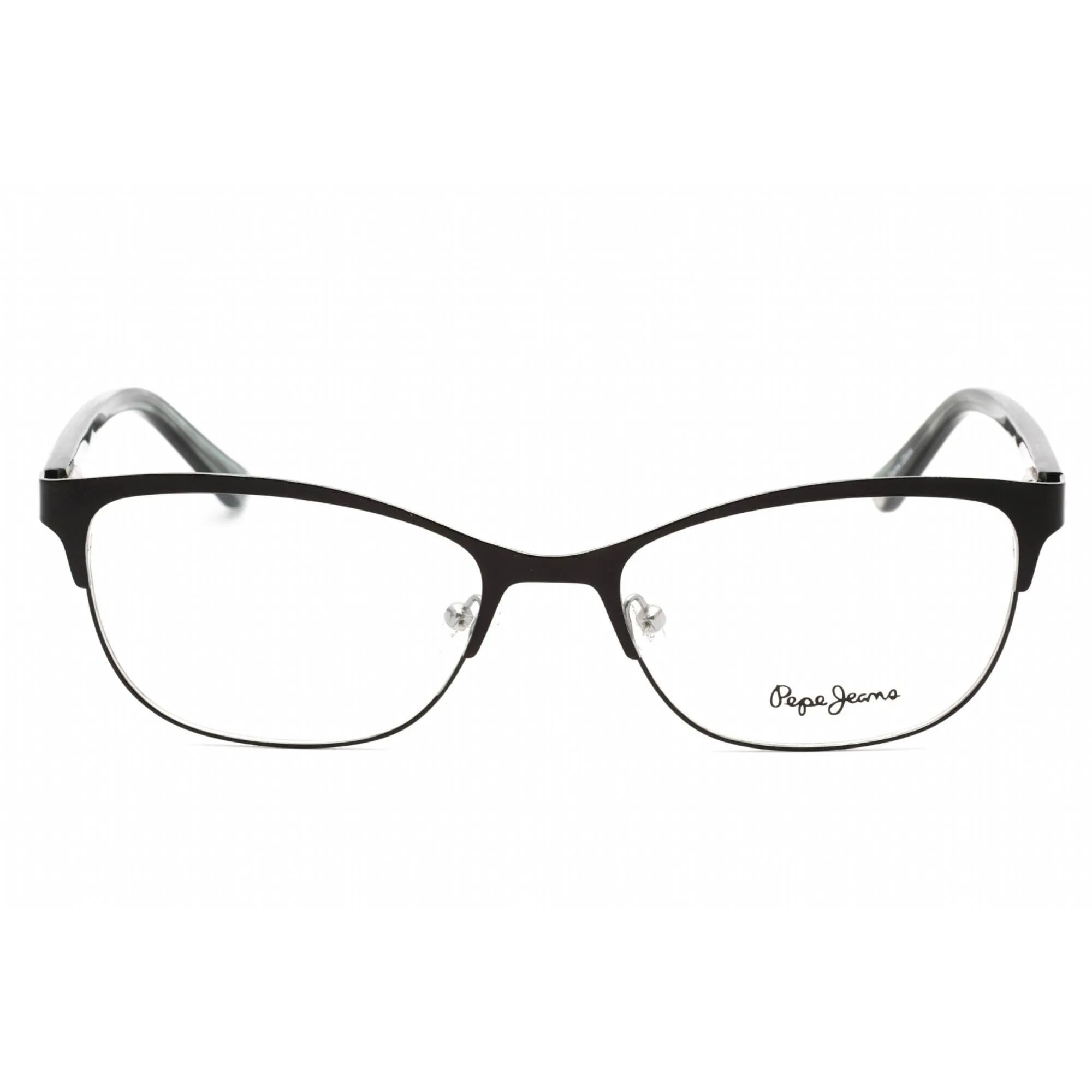 Pepe Jeans Women's Eyeglasses - Black Metal Cat Eye 53mm Full Rim Frame | PJ1389 C1