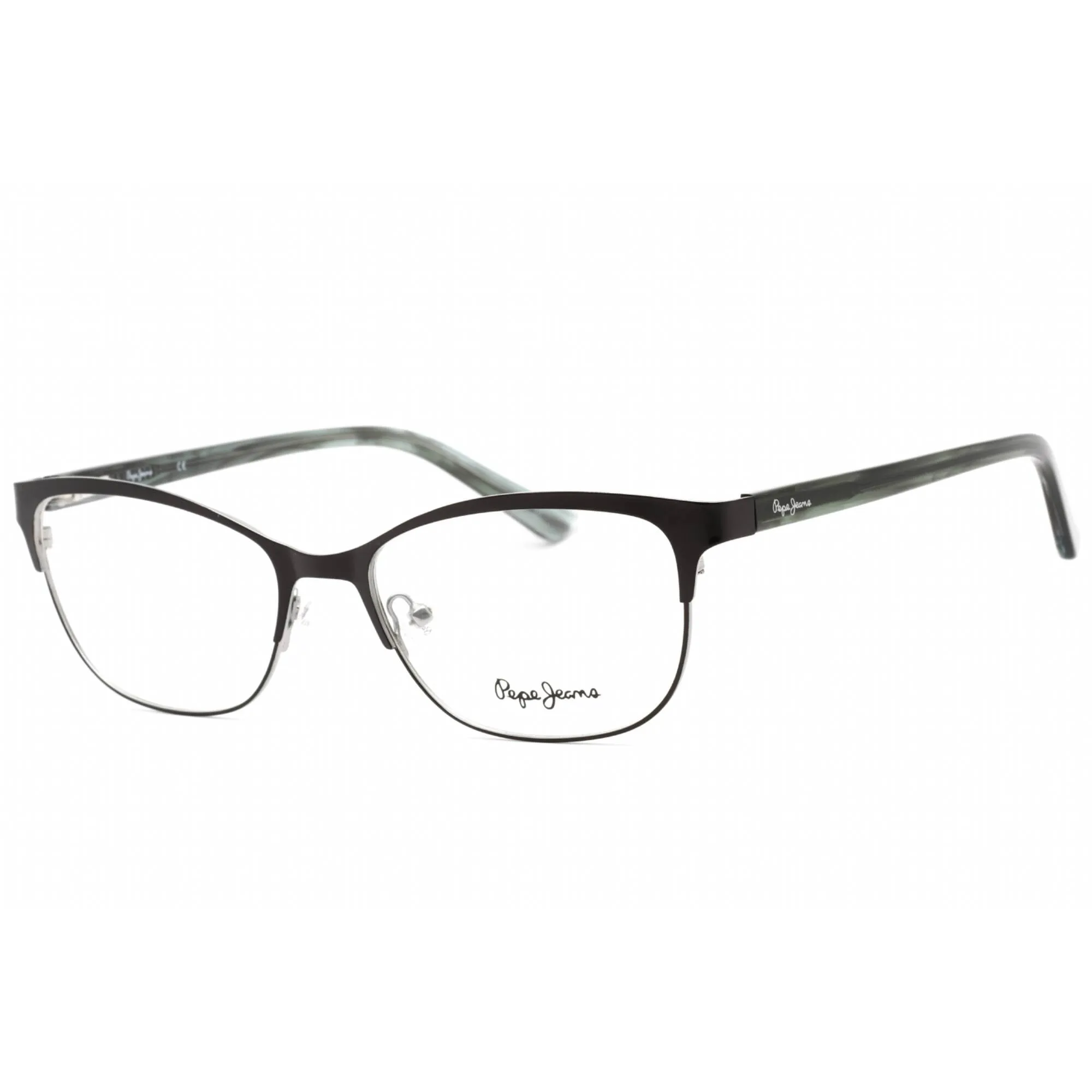 Pepe Jeans Women's Eyeglasses - Black Metal Cat Eye 53mm Full Rim Frame | PJ1389 C1