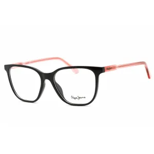 Pepe Jeans Women's Eyeglasses - Black Plastic Full Rim Rectangular Frame | PJ3448 C1