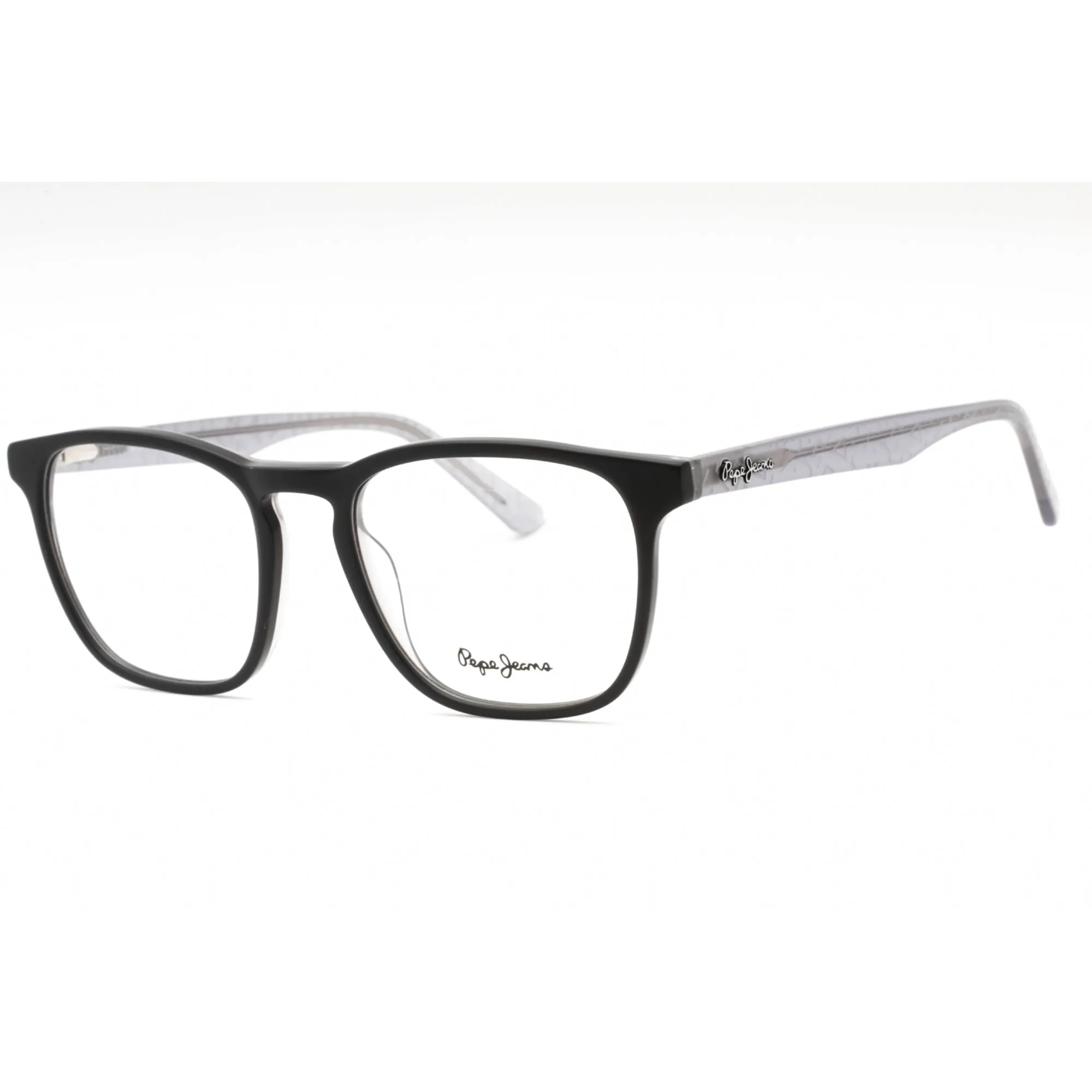 Pepe Jeans Women's Eyeglasses - Black Plastic Square Shape Full Rim Frame | PJ3367 C1