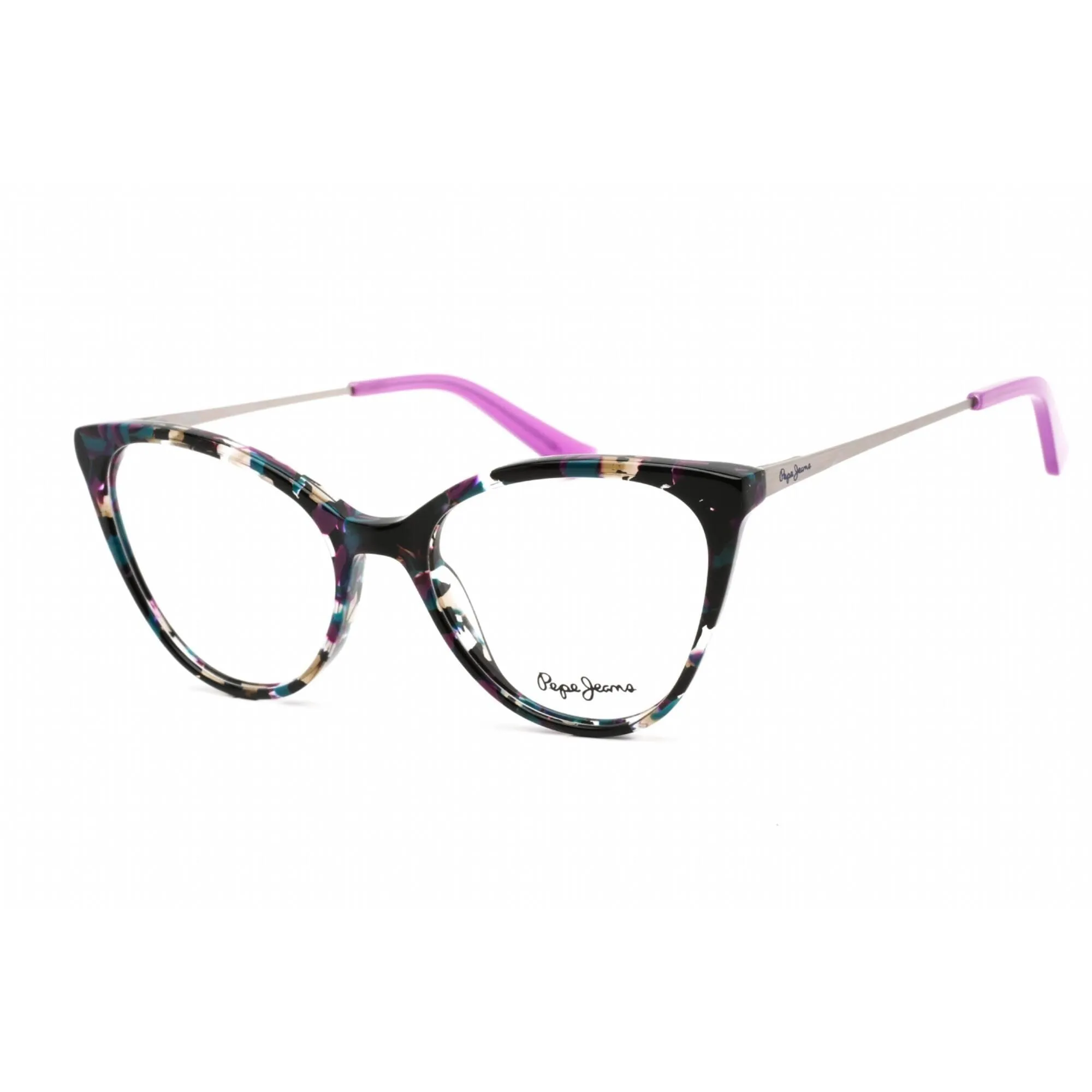 Pepe Jeans Women's Eyeglasses - Clear Lens Purple Plastic Cat Eye Frame | PJ3360 C4