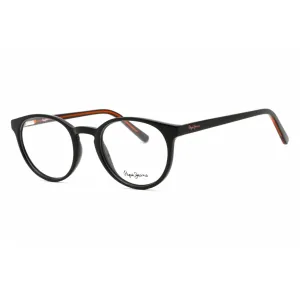 Pepe Jeans Women's Eyeglasses - Full Rim Black Plastic Round Shape Frame | PJ3428 C1