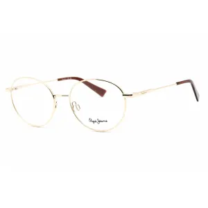 Pepe Jeans Women's Eyeglasses - Shiny Light Gold Metal Rectangular Frame | PJ1379 C4