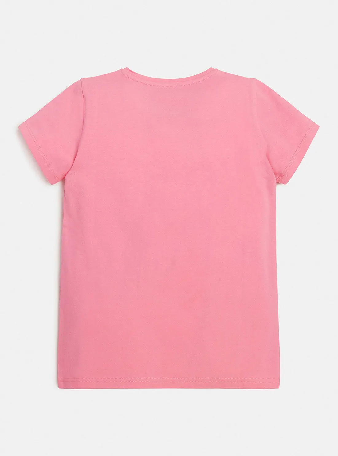 Pink G Cube Logo T-Shirt (7-16)