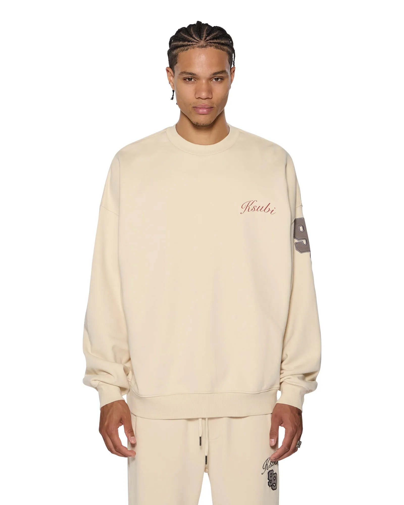 PLAYOFF EKCESS CREW NECK DUSTY DESERT