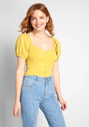 Prairie Much So Puff Sleeve Top
