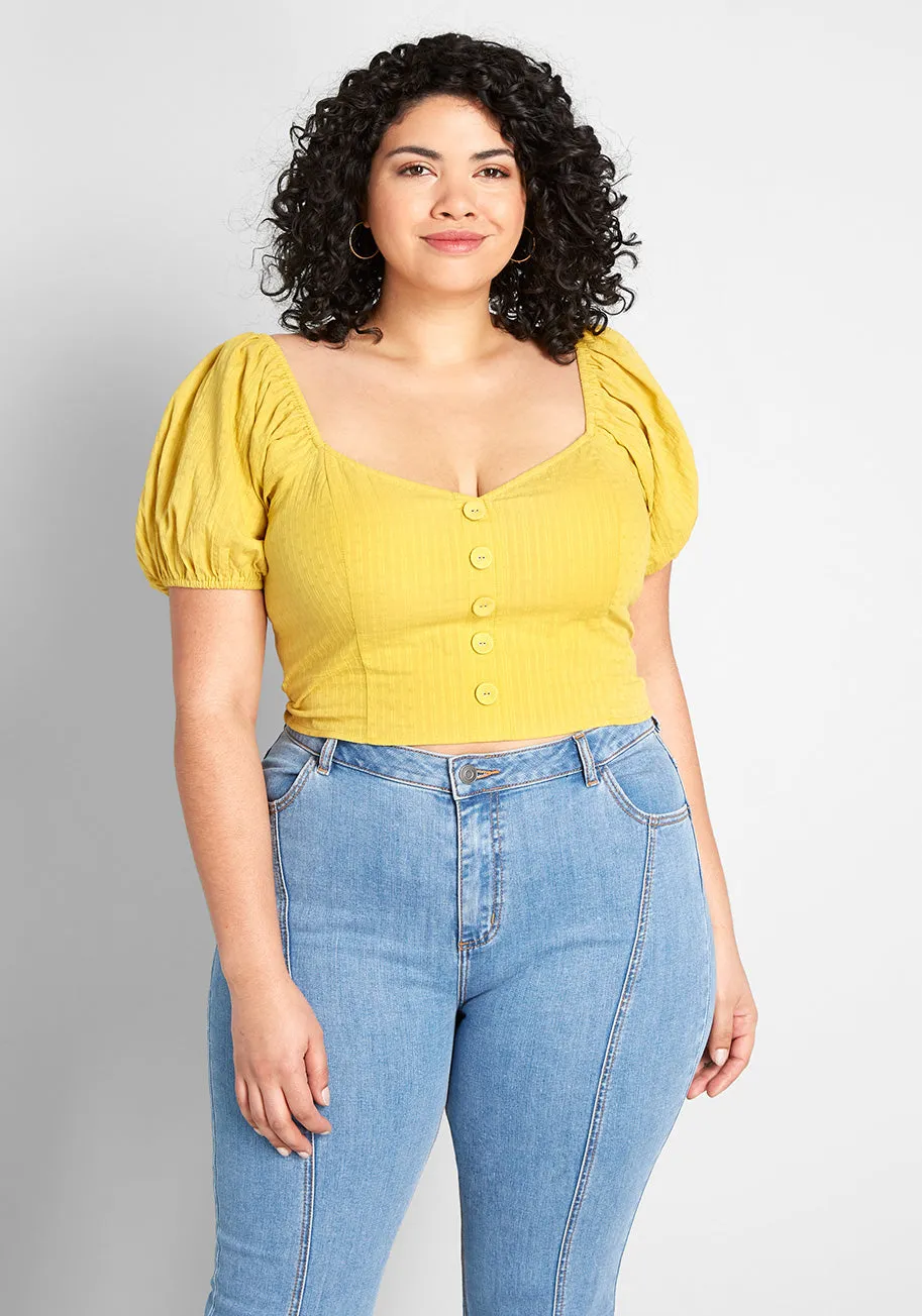 Prairie Much So Puff Sleeve Top