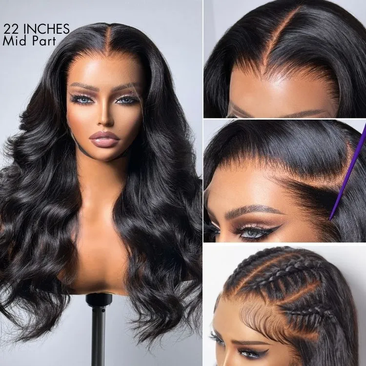 PreMax 2.0 Wigs - Nature Max Loose Body Wave Ear-to-ear Glueless 13x6 Frontal HD Lace C Part Wig