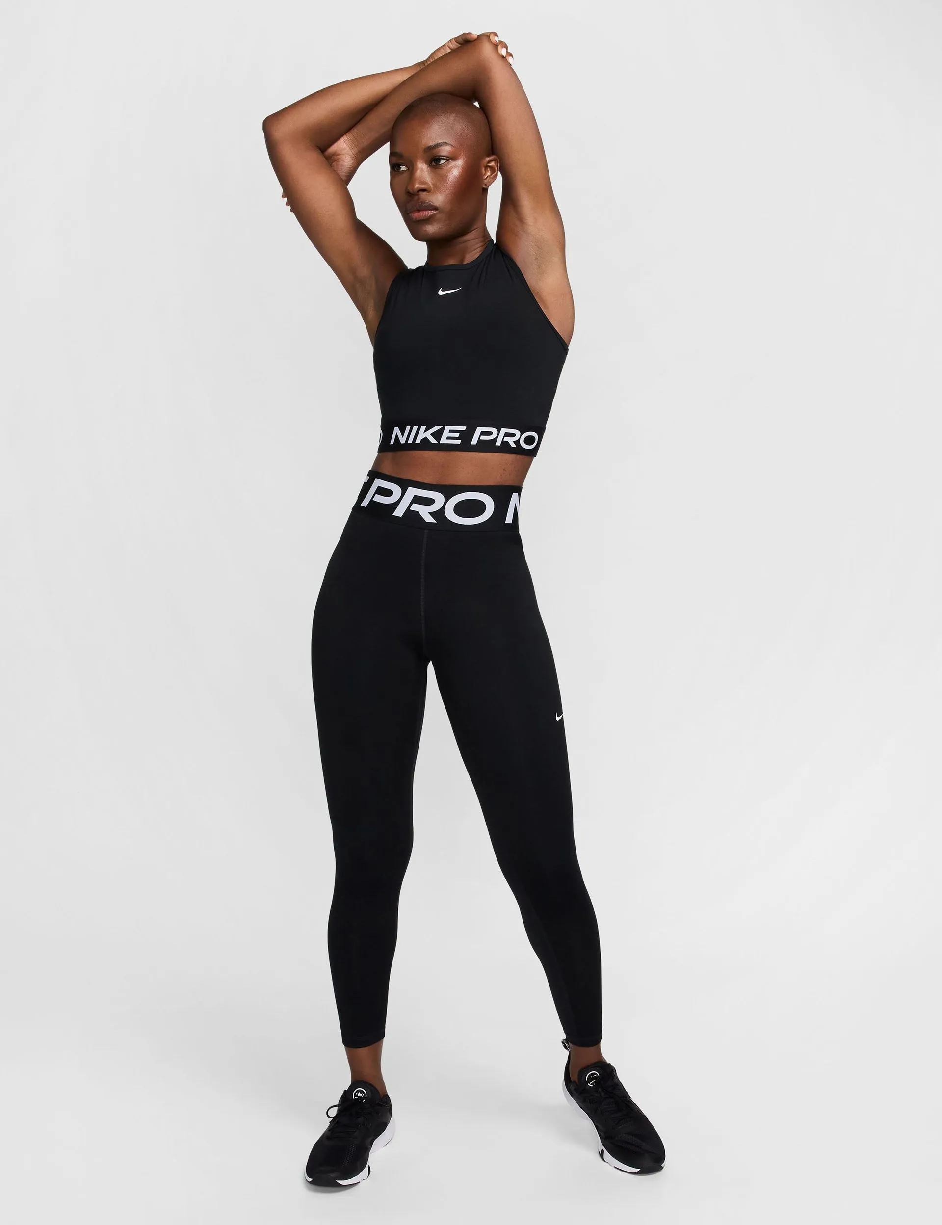 Pro Sculpt High Waisted Leggings - Black/White
