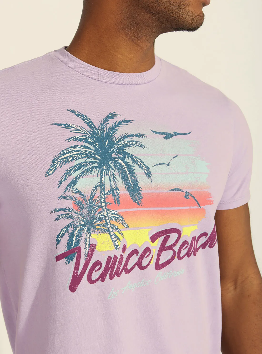 Purple Orchid Multi Venice T-Shirt