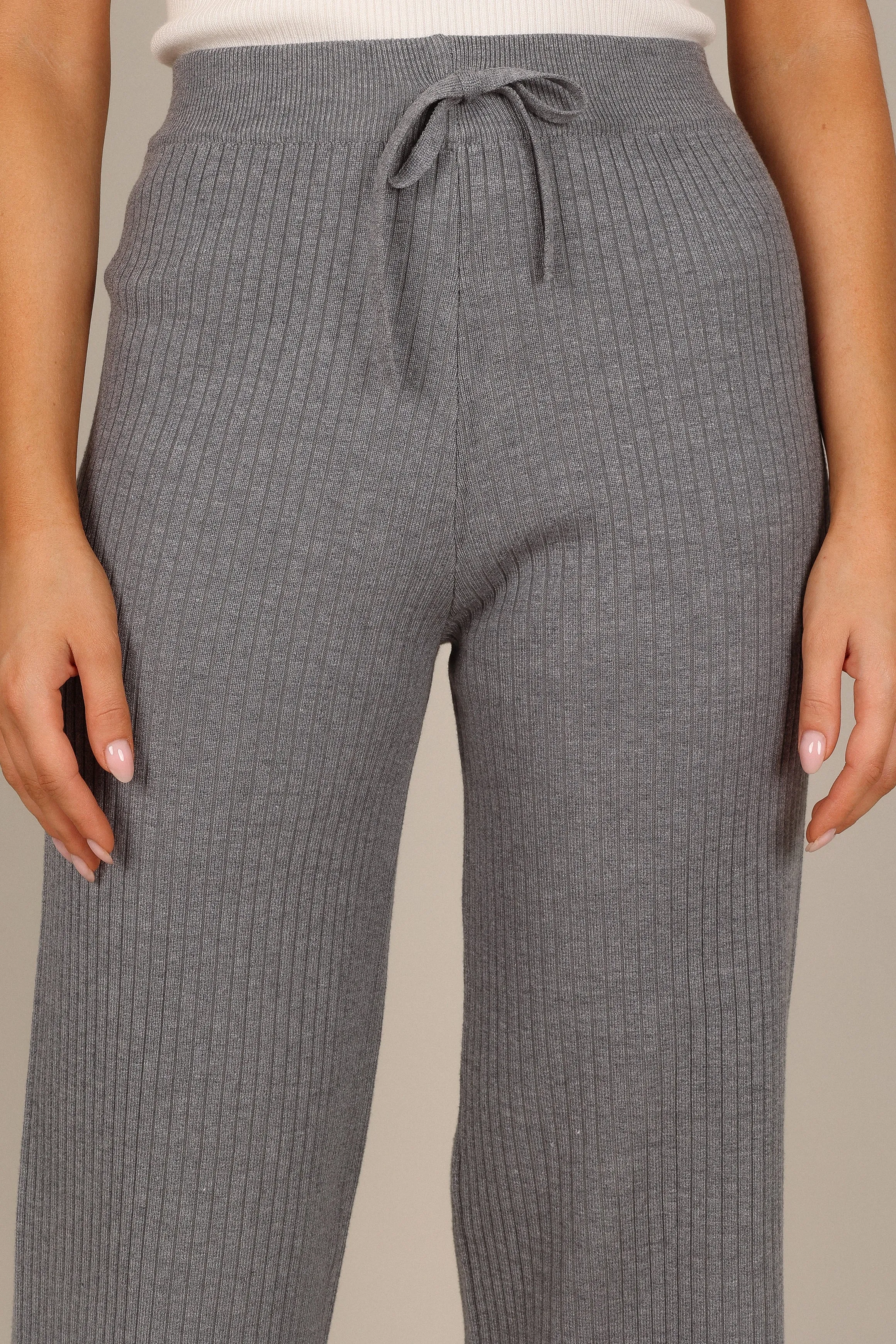Pyrus Knit Pant - Dark Grey