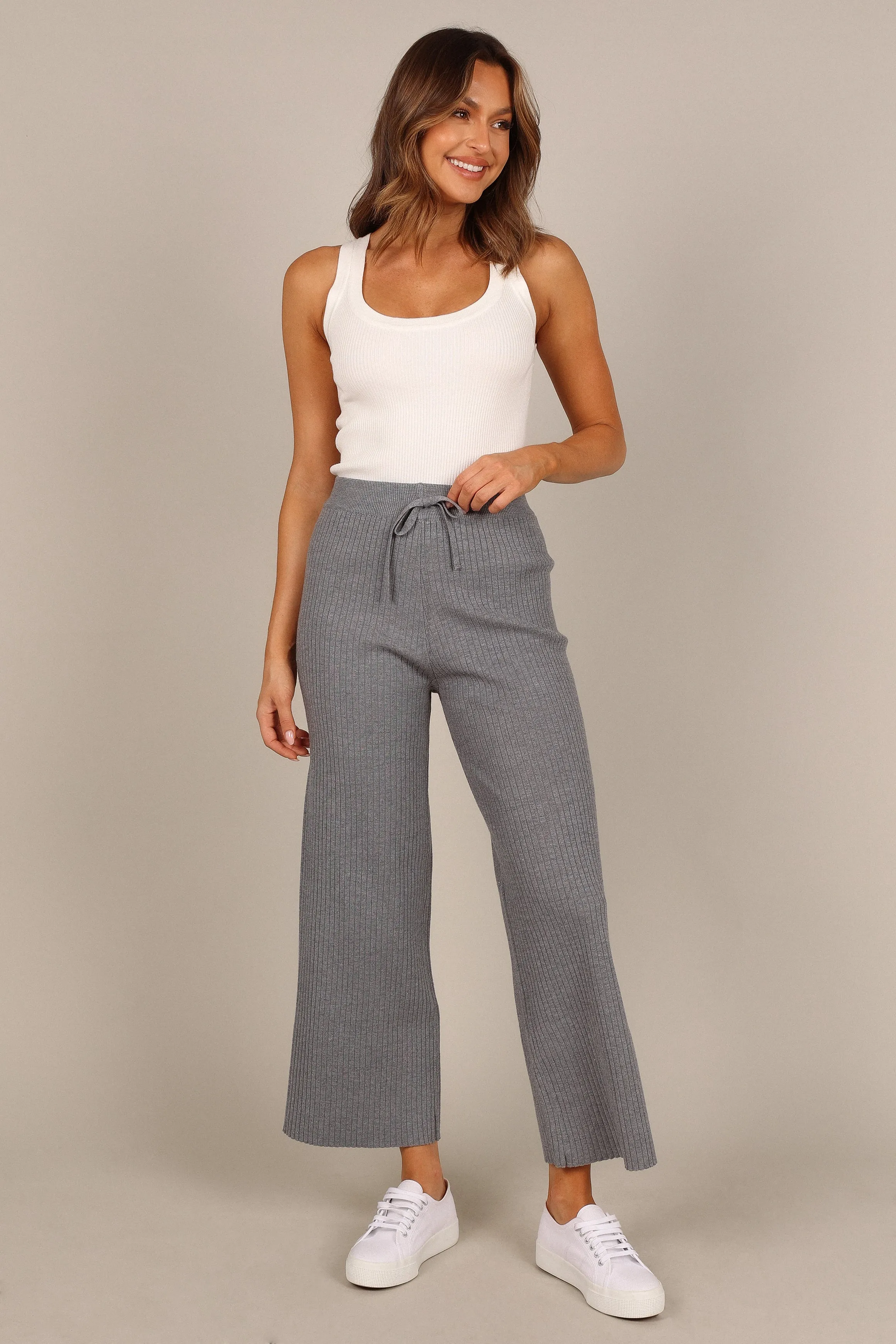 Pyrus Knit Pant - Dark Grey